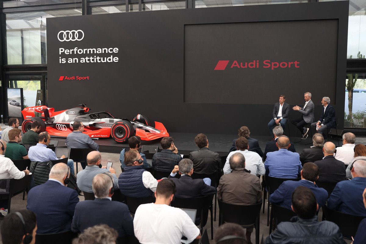 Audi presenta su proyecto de Fórmula 1 en Madrid, con Adam Baker como protagonista