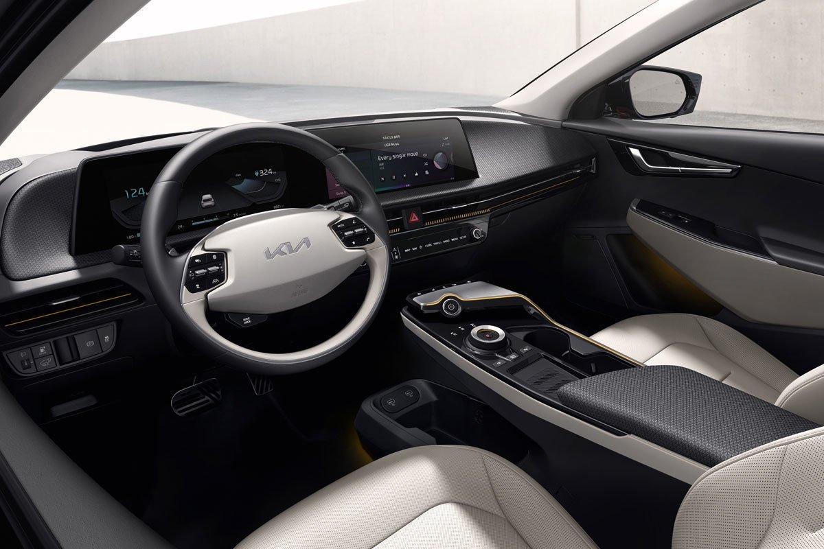 Kia EV6: desveladas las primeras imágenes exteriores e interiores