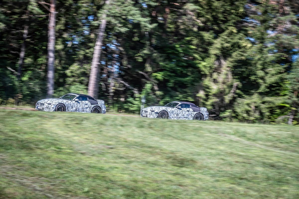 Primeras imágenes del Mercedes SL camuflado
