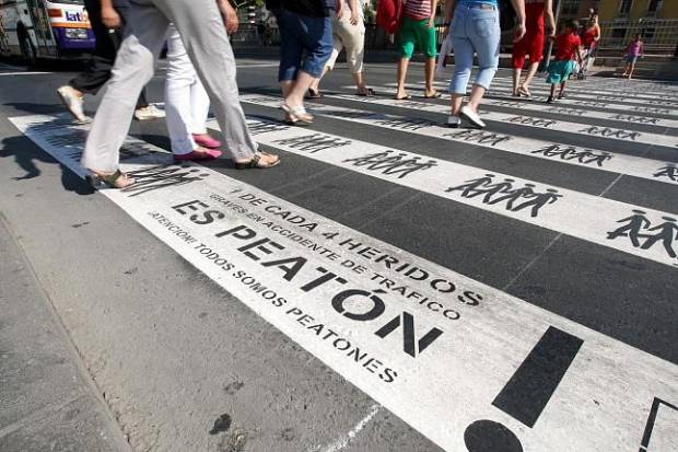 Uno de cada cuatro fallecidos en accidentes de tráfico son peatones