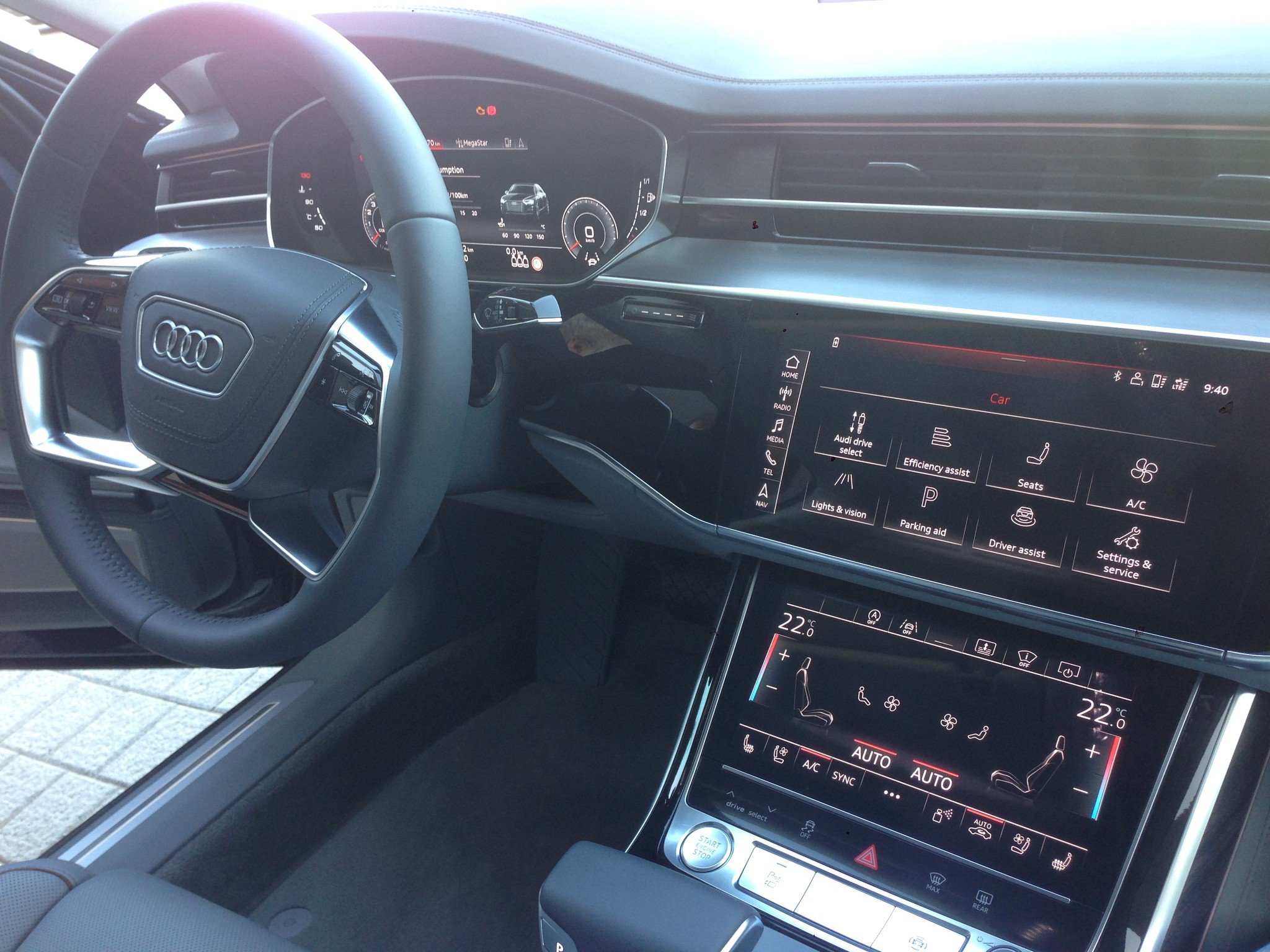 Prueba nuevo Audi A8, tecnológicamente superior