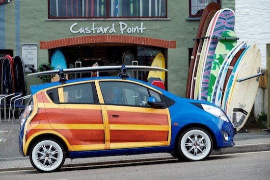 Chevrolet Spark Woody, el coche para los surferos