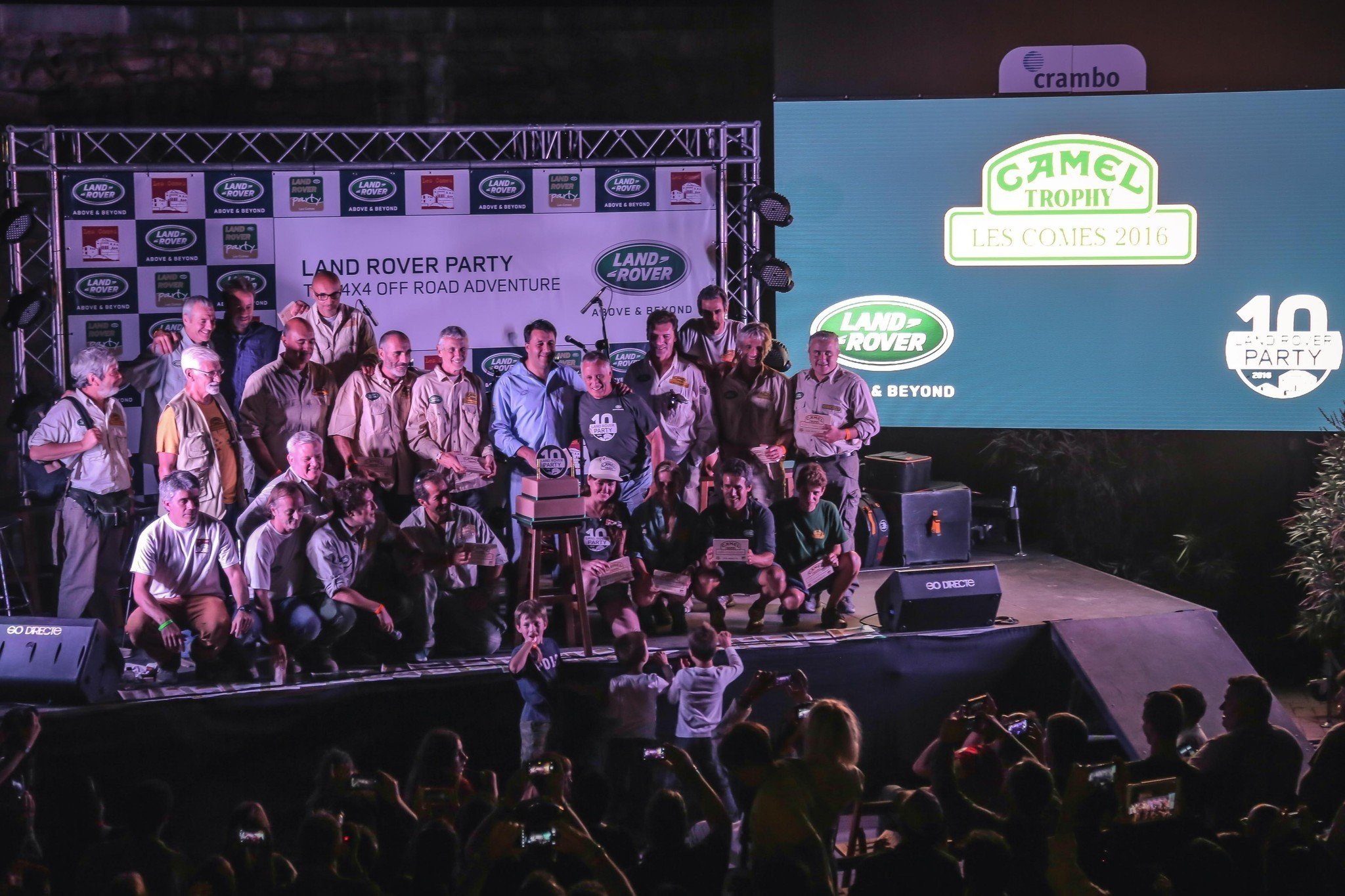 Récord de participación en el décimo aniversario de Land Rover Party