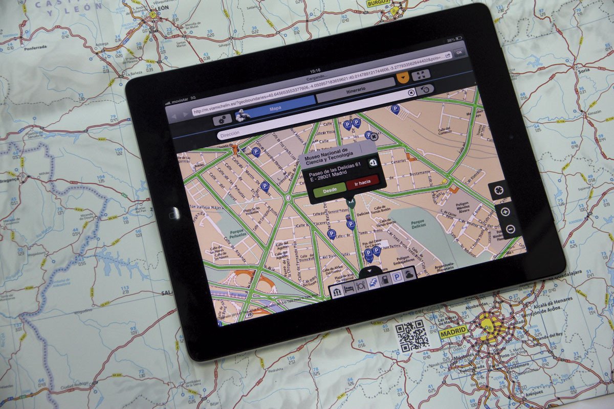 Michelin Mapa España Tráfico, fusionando el papel y tu Smartphone