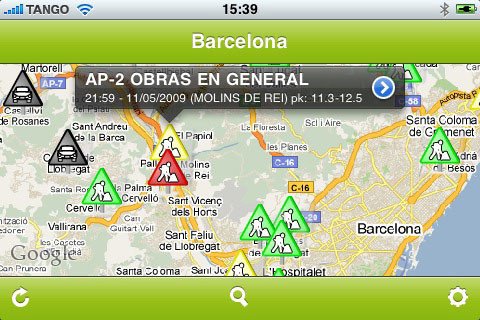 Controla el estado de las carreteras desde el iPhone con iVía DGT