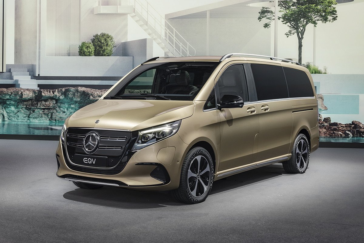 mercedes eqv 2024 eléctrica 2024 estática morro