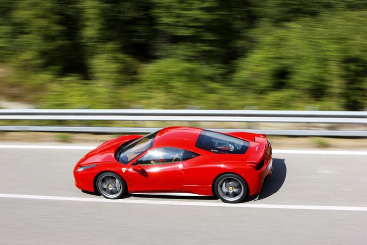 Ferrari 458 Italia, en Frankfurt