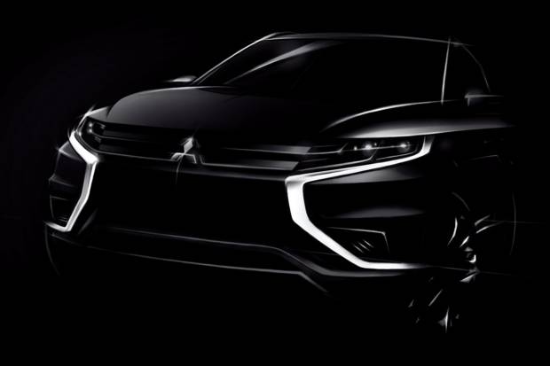 Primeros bocetos del Mitsubishi Outlander PHEV Concept-S