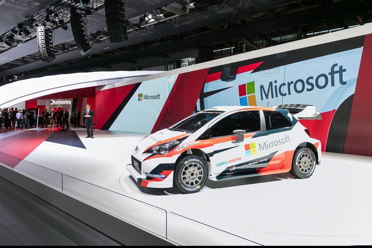 Toyota y Microsoft unen sus fuerzas en el Mundial de Rallyes