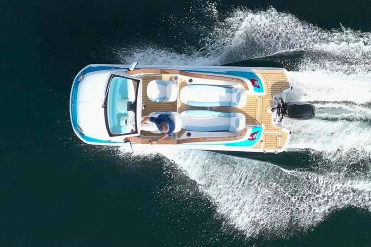 El Abarth Offshore: el Abarth con motor fueraborda de 230 cv que puede navegar por el mar