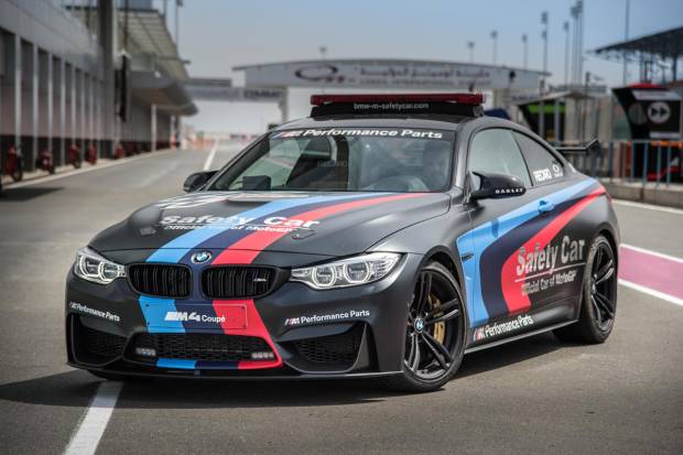 El BMW M4 MotoGP Safety Car estrena la inyección de agua