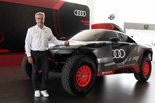 Carlos Sainz presenta el Audi RS Q e-tron en España