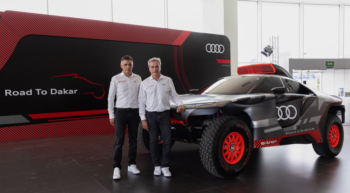 Carlos Sainz presenta el Audi RS Q e-tron en España