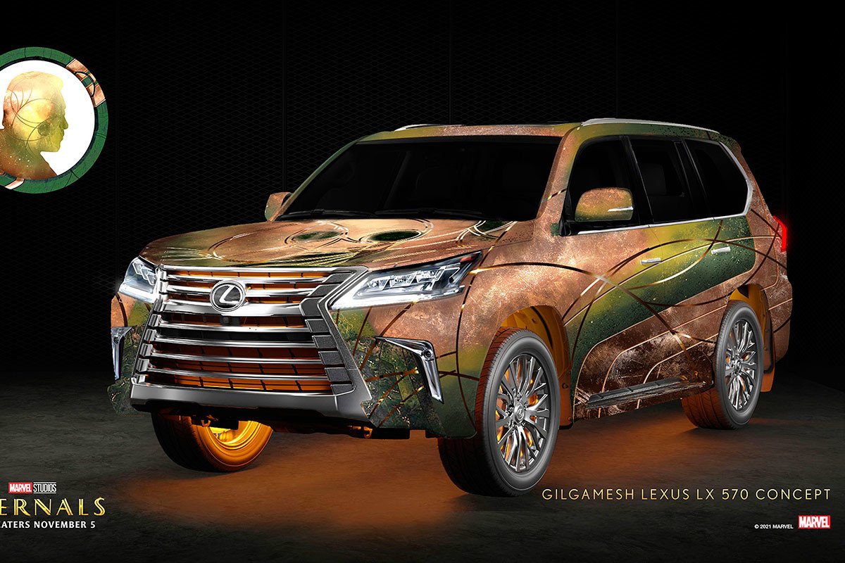 Lexus presenta los vehículos Eternals de Marvel Studios