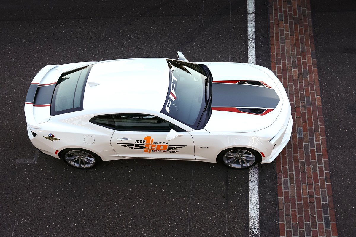Camaro 50 Anniversary para comandar las 500 Millas de Indianápolis