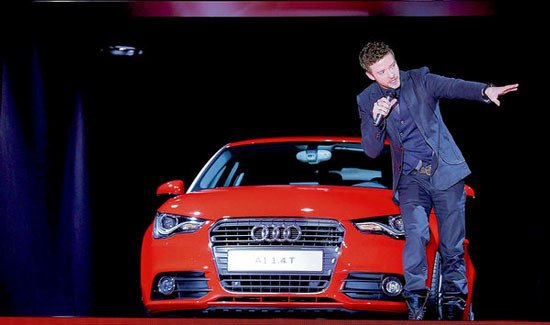 Justin Timberlake y el Audi A1