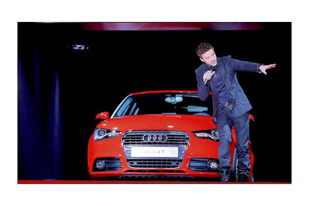Justin Timberlake y el Audi A1