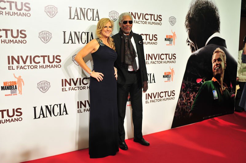 Lancia en el preestreno de Invictus