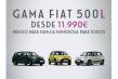 En noviembre el descuento de familias numerosas será para todos en el Fiat 500L