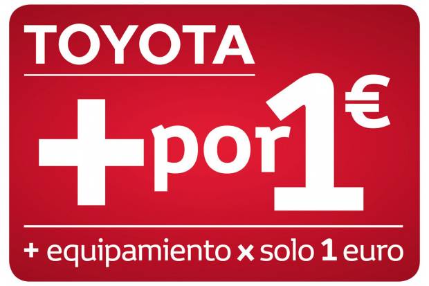 Toyota mantiene en junio la promoción “Toyota + por 1€”