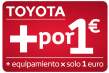 Toyota mantiene en junio la promoción “Toyota + por 1€”