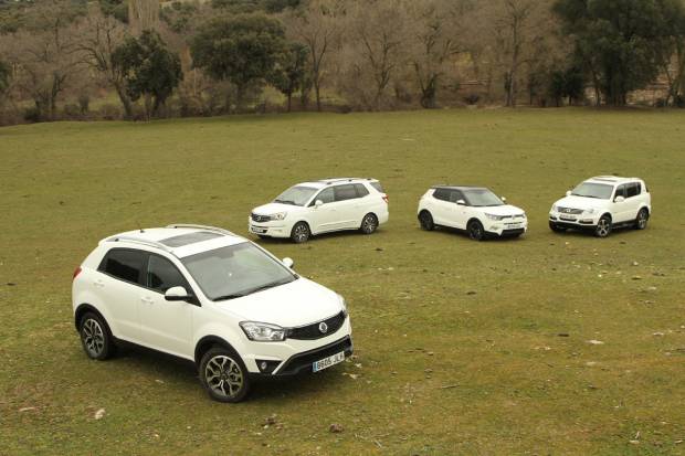 Prueba de la gama 4WD de Ssangyong