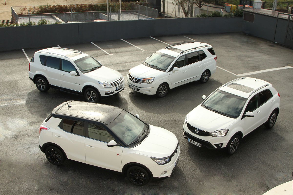 Prueba de la gama 4WD de Ssangyong
