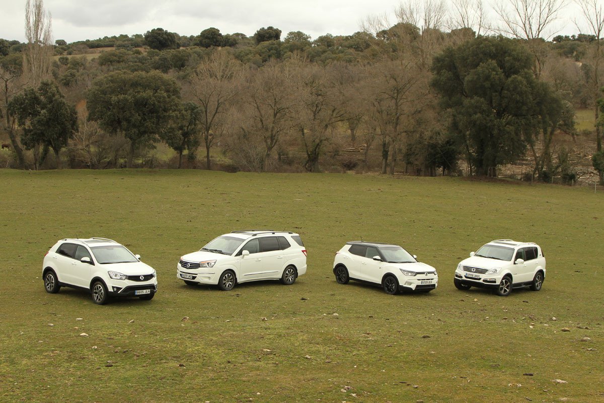 Prueba de la gama 4WD de Ssangyong