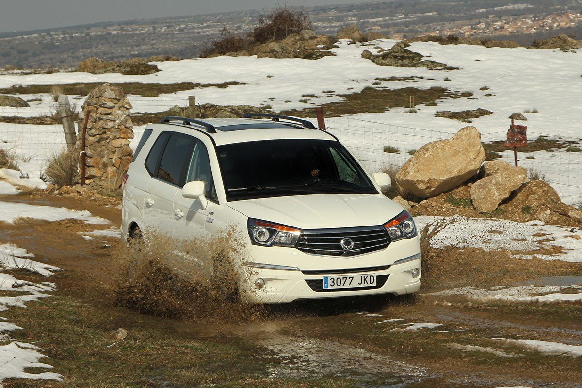 Prueba de la gama 4WD de Ssangyong