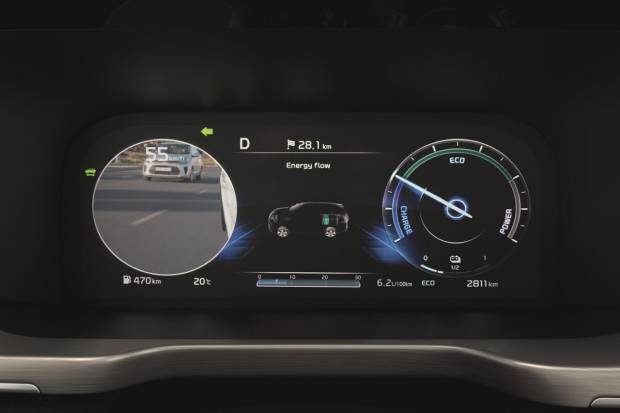 Cómo funciona el Blind-Spot View Monitor de Kia, el novedoso control de ángulo muerto