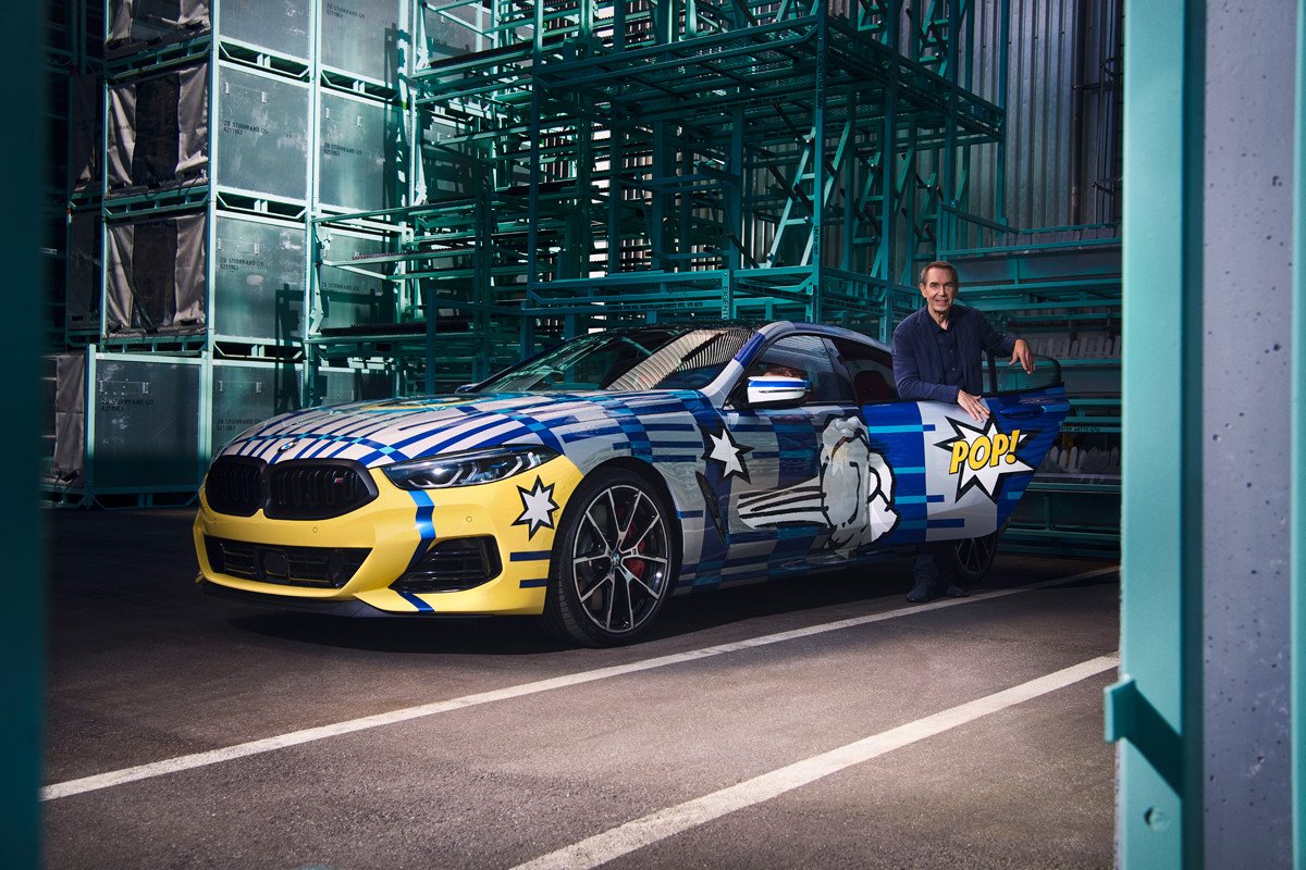 BMW Serie 8 X Jeff Koons: un nuevo Art Car con un estilo de cómic 