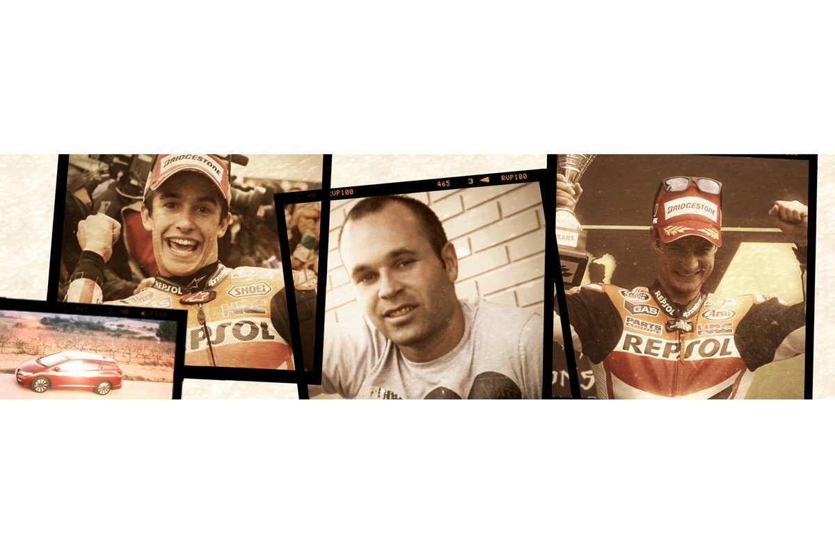 Iniesta, Pedrosa y Márquez protagonizan la campaña del nuevo Honda Civic Tourer